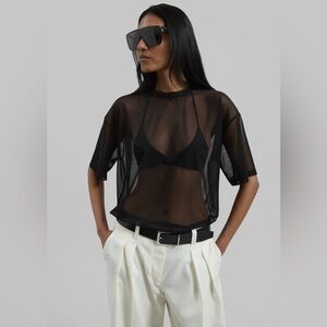 NWT Frankie Shop Mesh Shirt